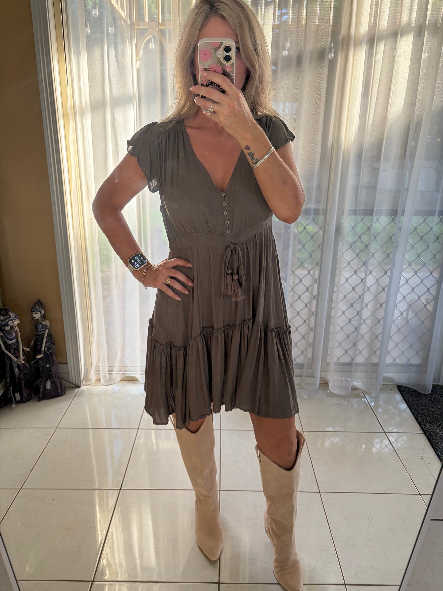 Stella Dress - Latte