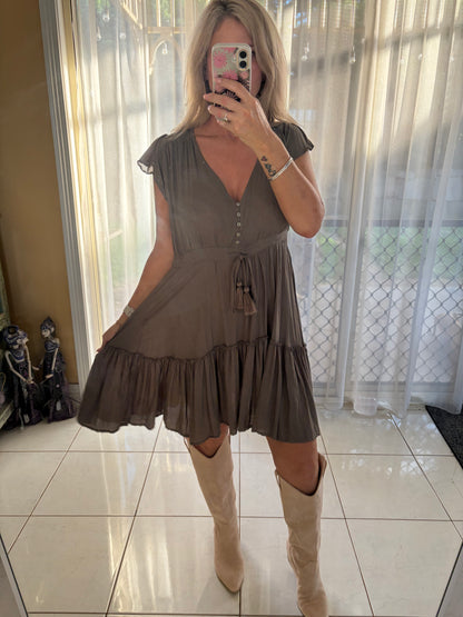 Stella Dress - Latte